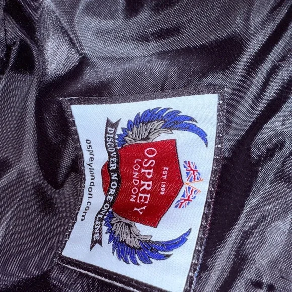 🏈Osprey London by Graeme Ellison Brown Football Washbag - Picture 3 of 4